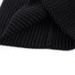 Cross Leather Patch Balaclava Beanie