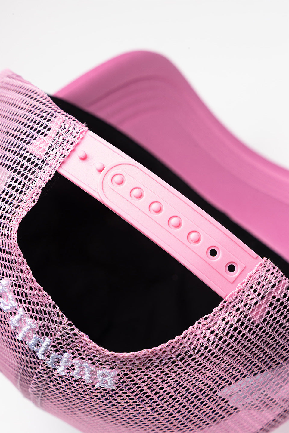 Cross Leather Patch Mesh Cap