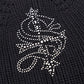 Cross Rhinestone Bbalaclava Beanie