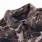 Cross Rhinestone Check Shirts