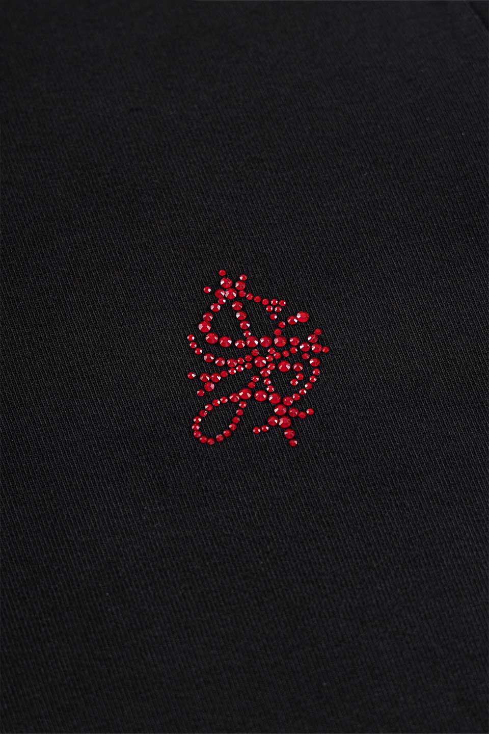 Cross Rhinestone Cropped Tee