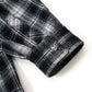 Cross Rhinestone Flannel Check Shirt