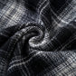 Cross Rhinestone Flannel Check Shirt
