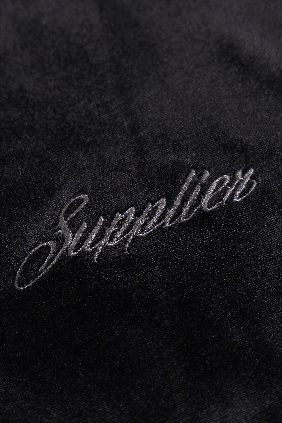 【一部予約商品】Cross Rhinestone Velour Zip Hoodie【10月中旬お届け】