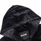 【一部予約商品】Cross Rhinestone Velour Zip Hoodie【10月中旬お届け】