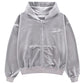 【一部予約商品】Cross Rhinestone Velour Zip Hoodie【10月中旬お届け】
