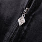 【一部予約商品】Cross Rhinestone Velour Zip Hoodie【10月中旬お届け】