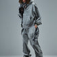 【一部予約商品】Cross Rhinestone Velour Zip Hoodie【10月中旬お届け】
