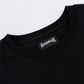 Cross Tee Black & Crystal (Slim Silhouette)