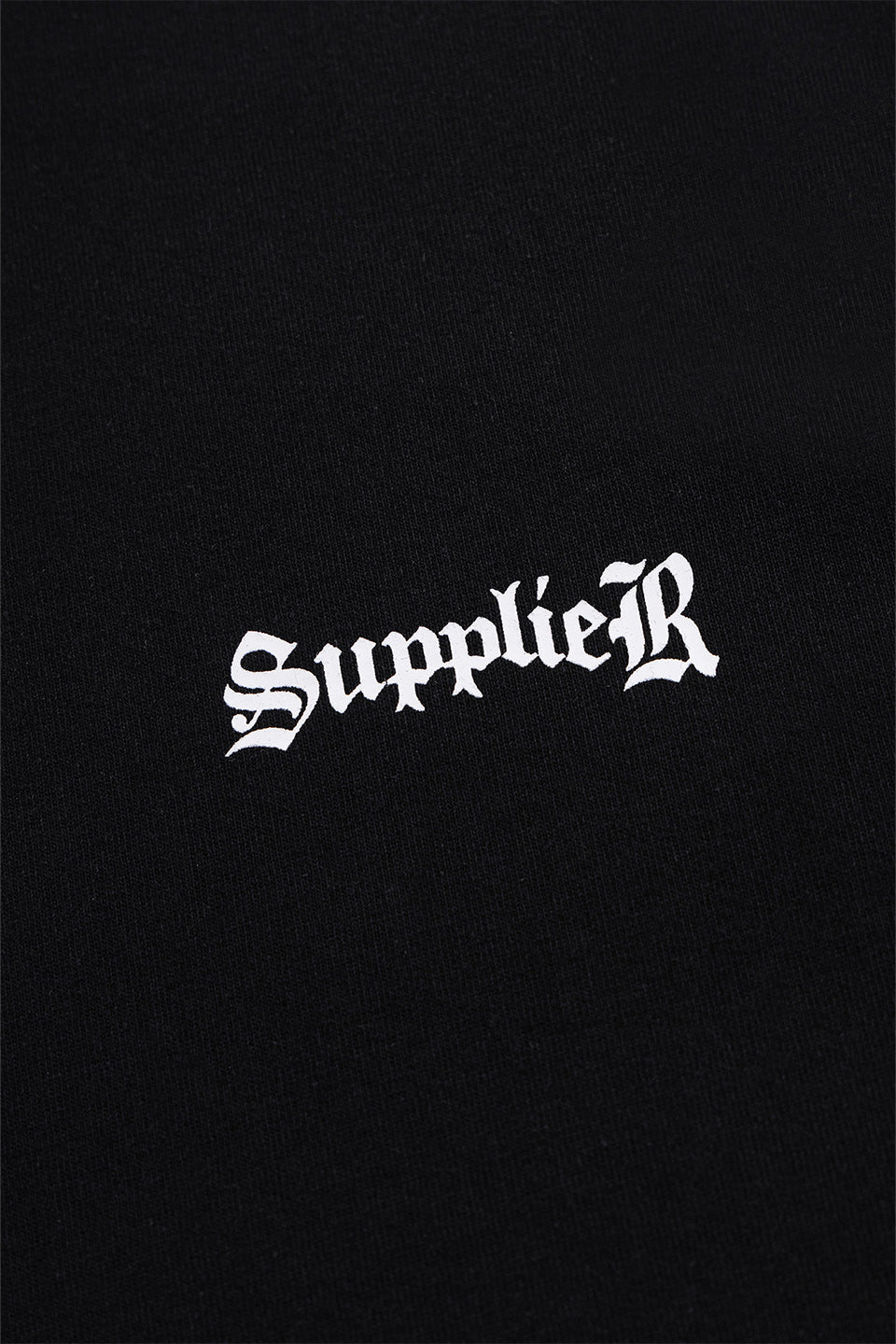 Cross Tee Black & Crystal (Slim Silhouette)