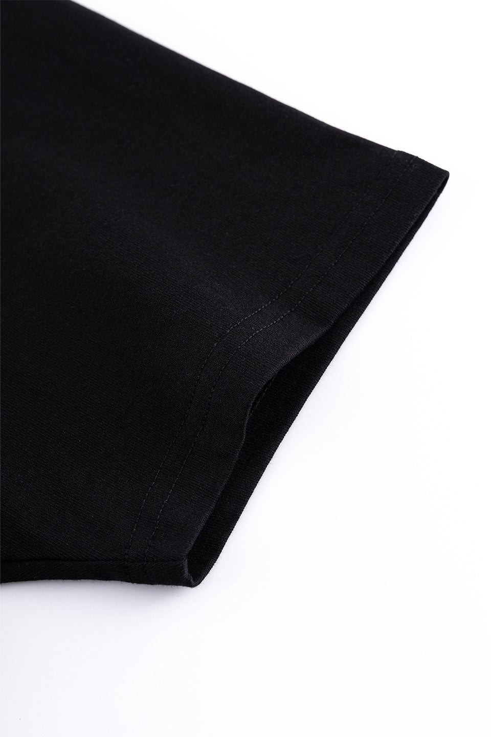 Cross Tee Black & Crystal (Slim Silhouette)