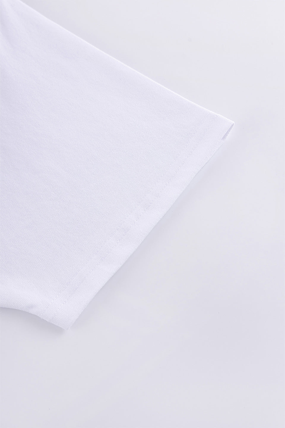 Cross Tee White & Black (Slim Silhouette)