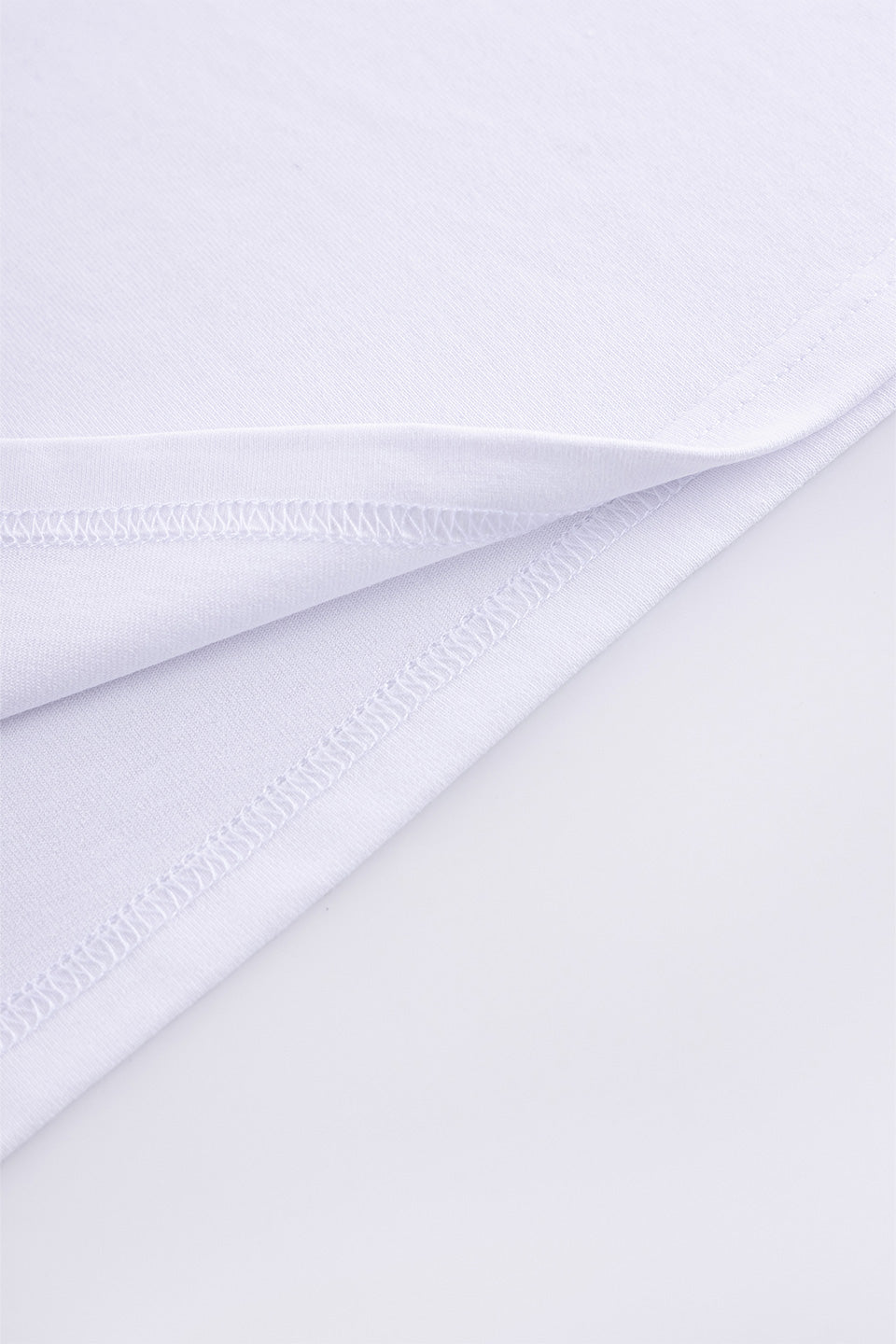 Cross Tee White & Black (Slim Silhouette)