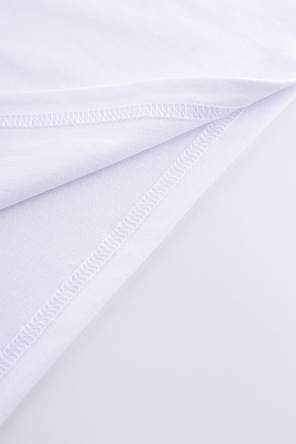 Cross Tee White & Blue (Slim Silhouette)