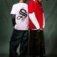 Cross Tee Red & Black (Slim Silhouette)