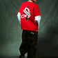 Cross Tee Red & Black (Slim Silhouette)