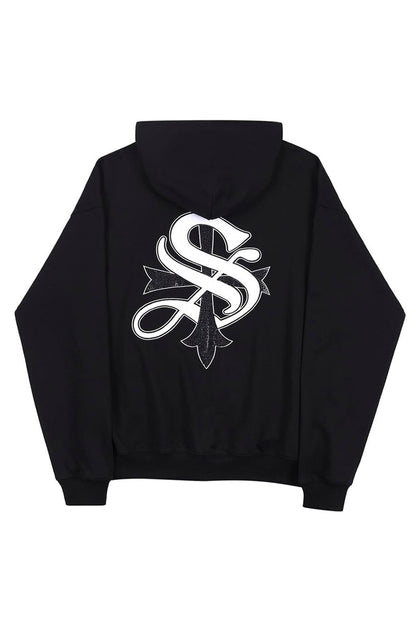Cross Zip Hoodie