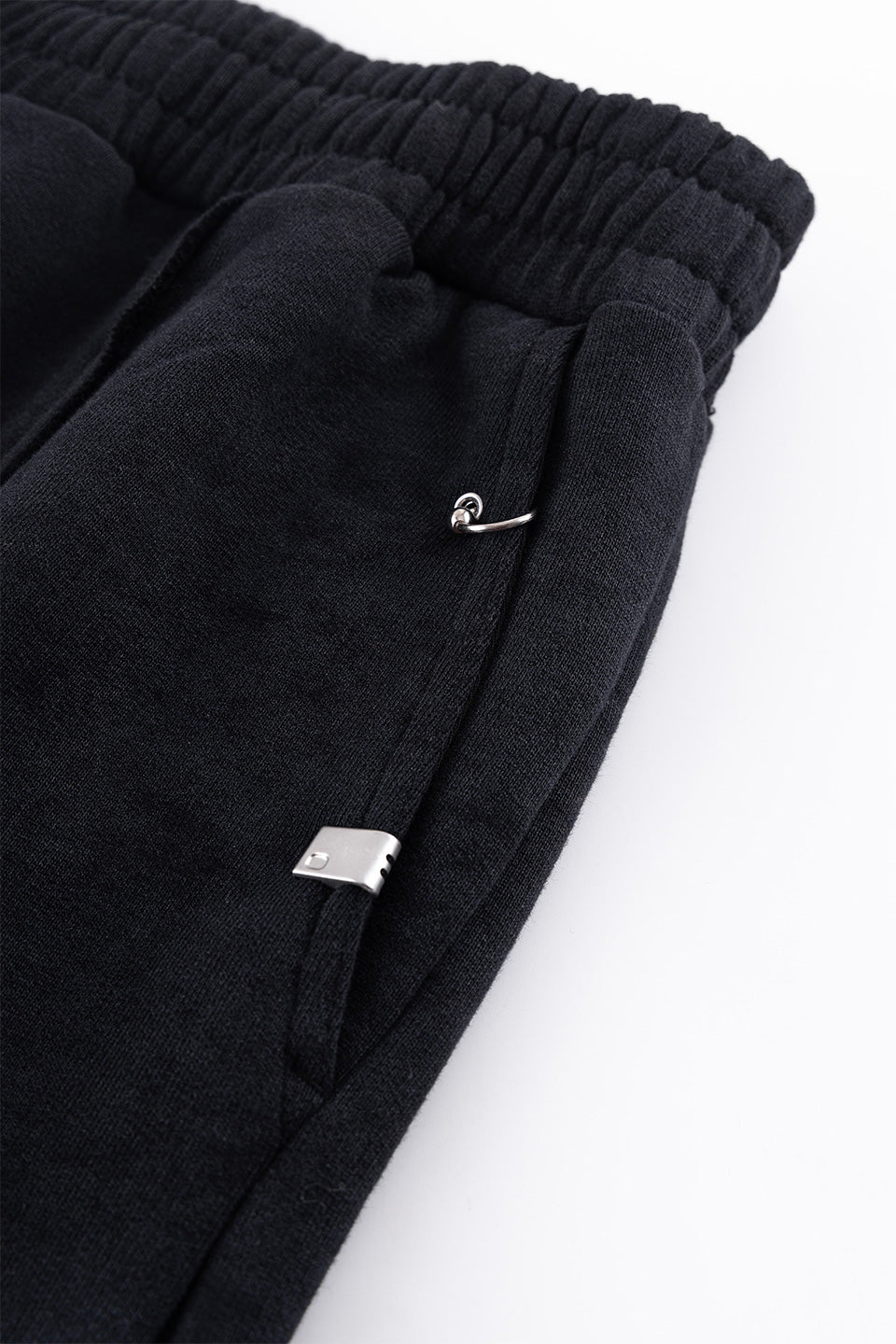 Dagger Cross Leather Patch Baggy Jogger Patns