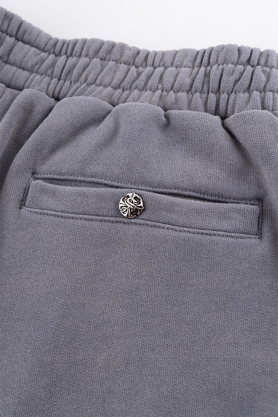 Dagger Cross Leather Patch Baggy Jogger Patns