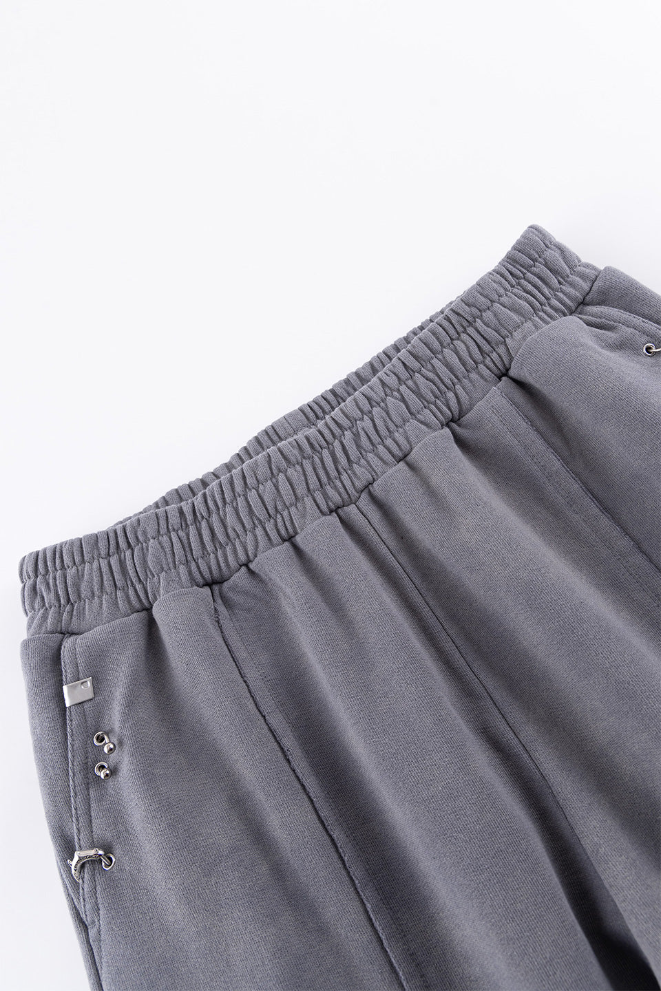 Dagger Cross Leather Patch Baggy Jogger Patns