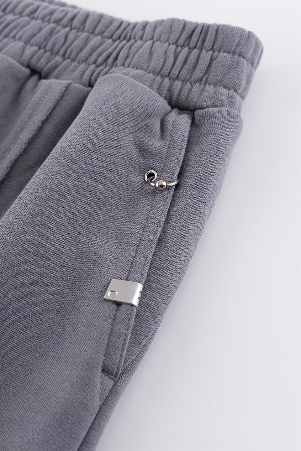 Dagger Cross Leather Patch Baggy Jogger Patns