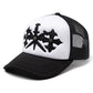 Dagger Cross Leather Patch Mash Cap