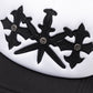 Dagger Cross Leather Patch Mash Cap