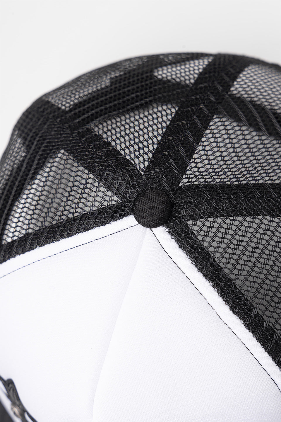 Dagger Cross Leather Patch Mash Cap