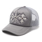Dagger Cross Leather Patch Mash Cap