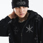 Dagger Cross Embroidery Beanie