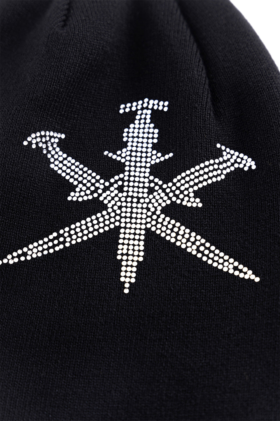 Dagger Cross Rhinestone Beanie