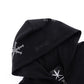 Dagger Cross Rhinestone Zip Hoodie