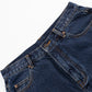 Cursive Rhinestone Washed Jorts
