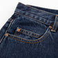 Cursive Rhinestone Washed Jorts