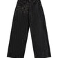 Devlin Distressed Baggy Denims With Studs
