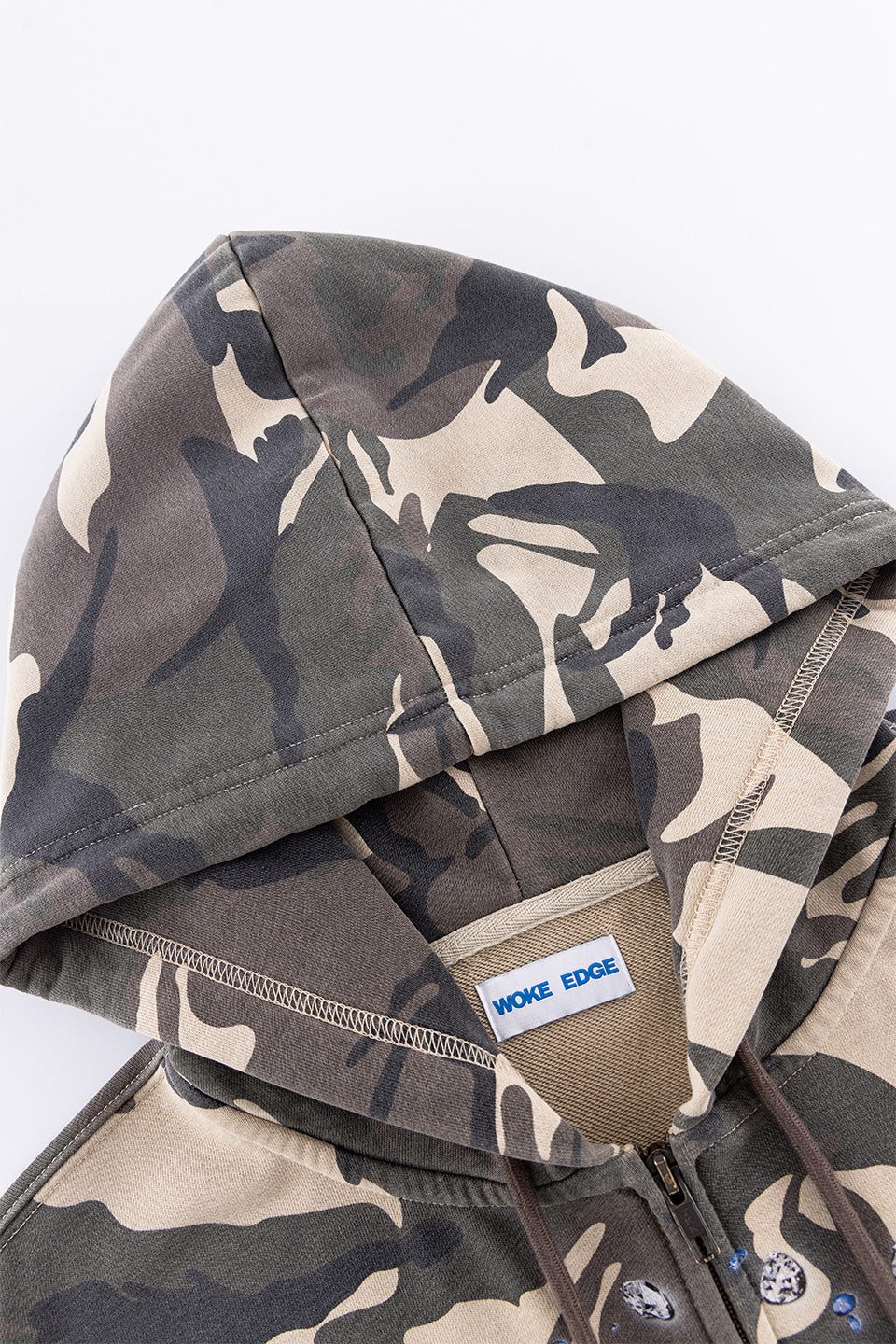Diamond Logo Zip Hoodie｜WOKE EDGE｜フーディー