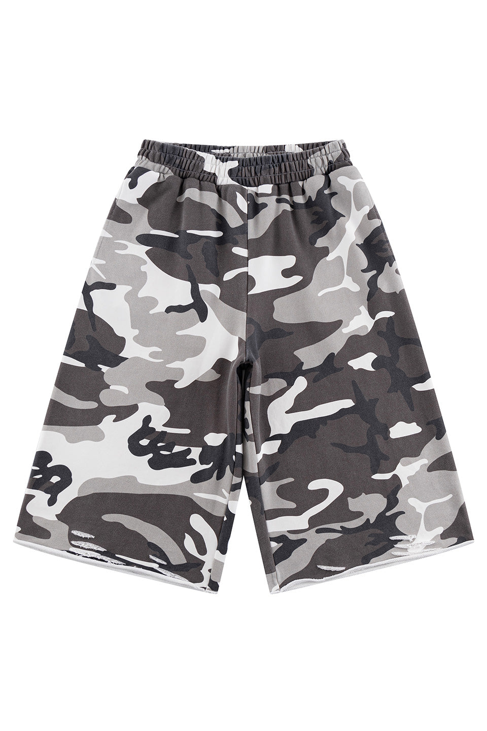 Camouflage Baggy Sweat Shorts