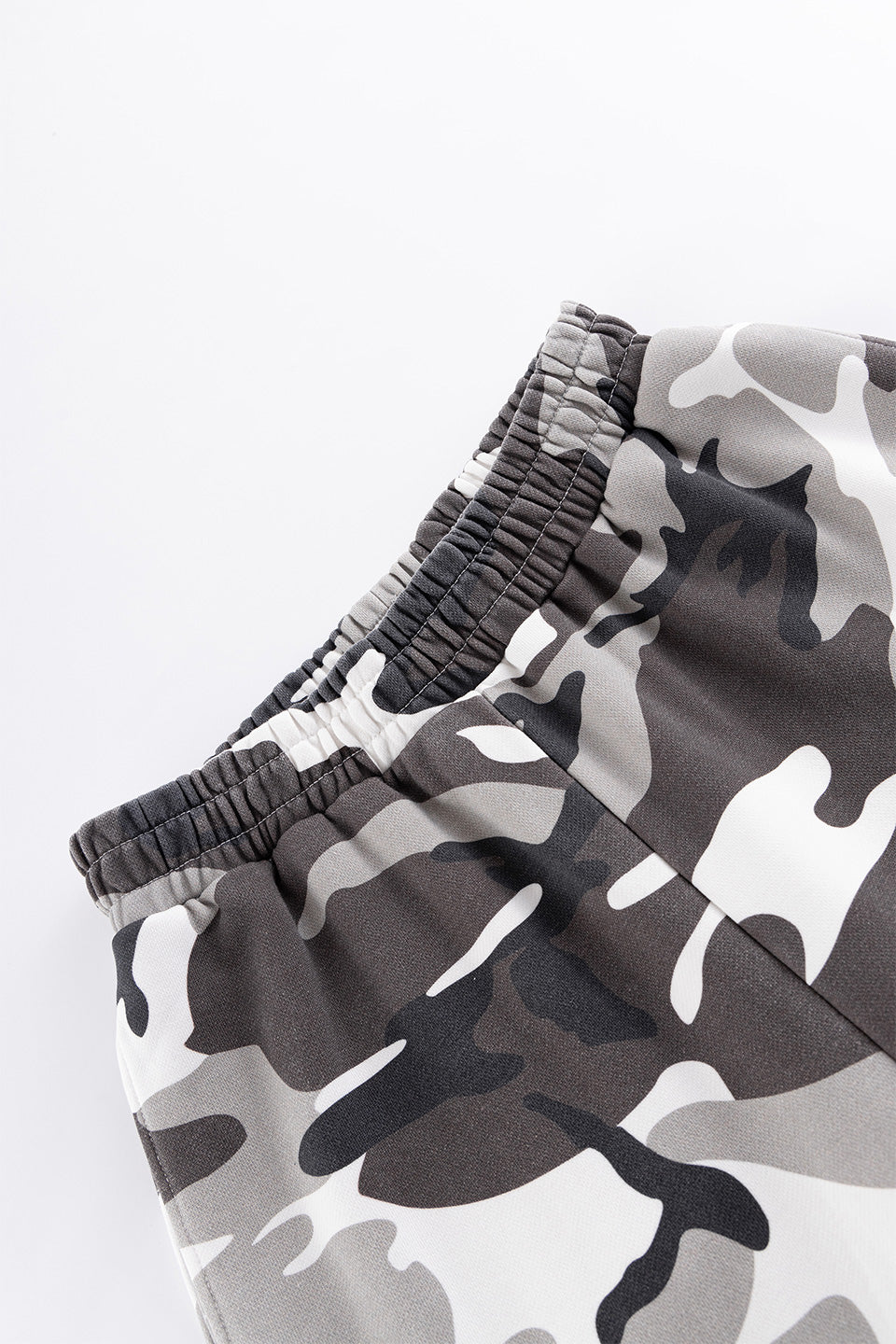 Camouflage Baggy Sweat Shorts