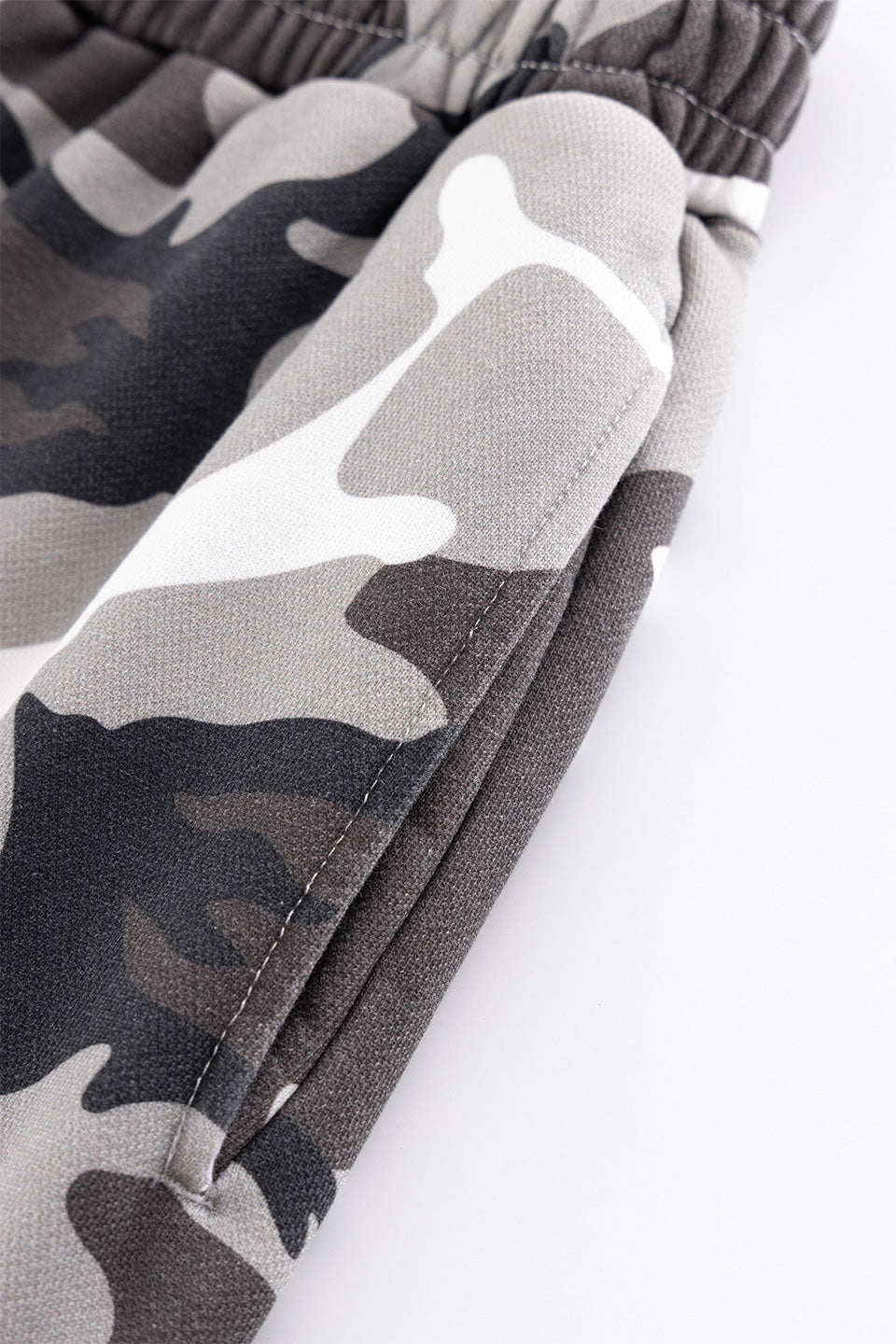 Camouflage Baggy Sweat Shorts