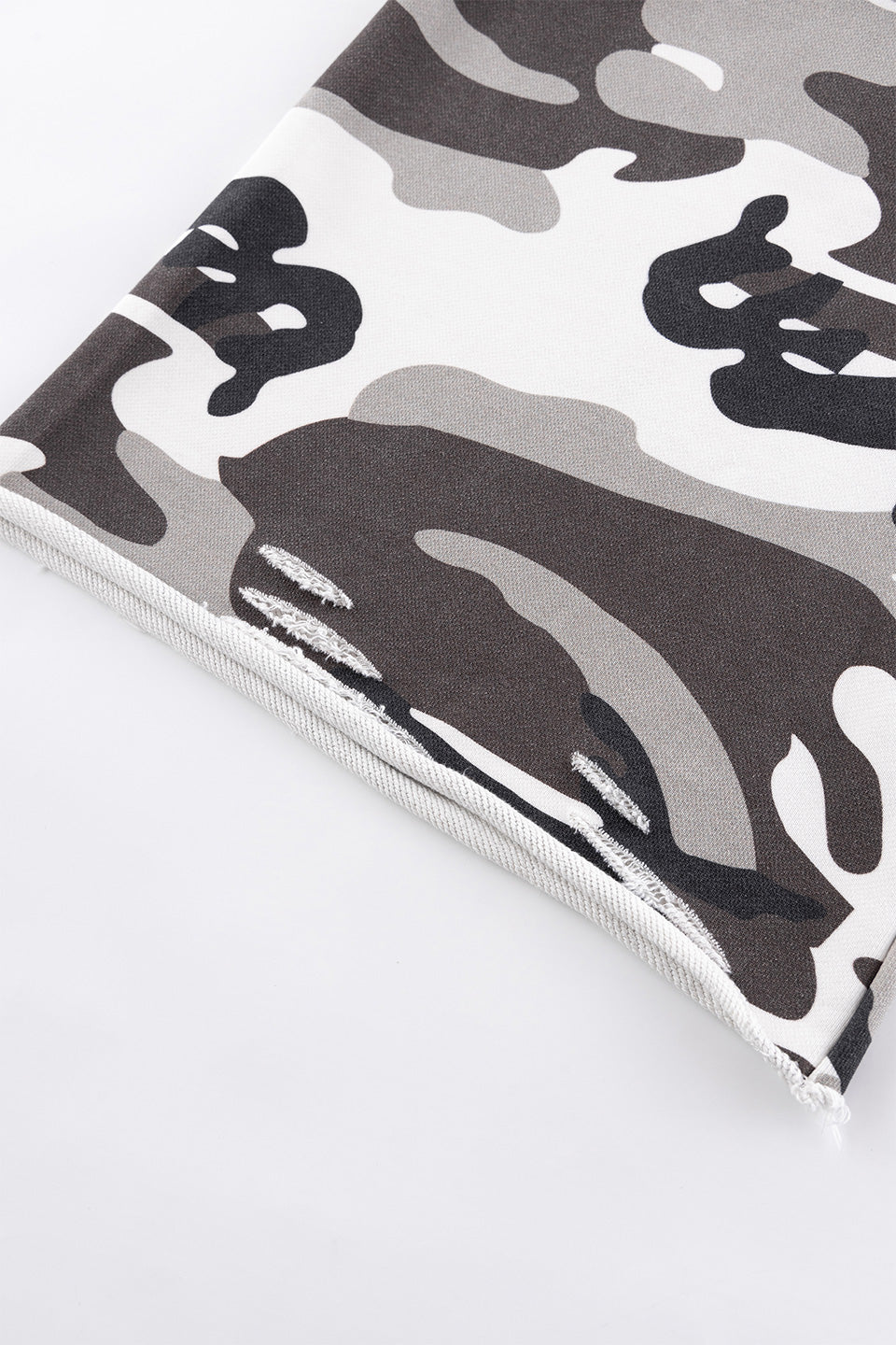 Camouflage Baggy Sweat Shorts