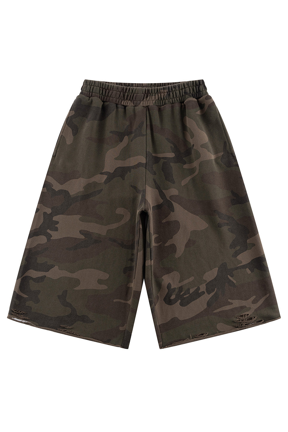 Camouflage Baggy Sweat Shorts