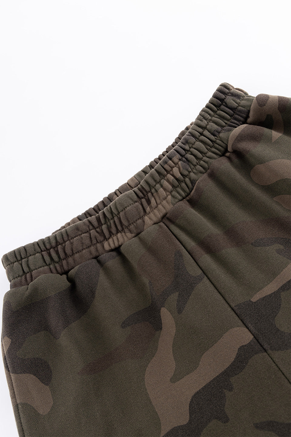 Camouflage Baggy Sweat Shorts