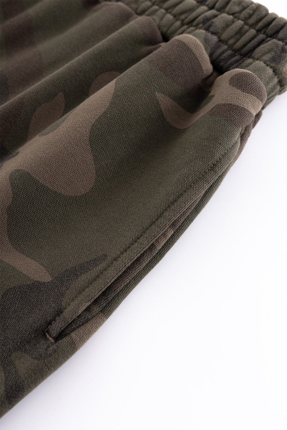 Camouflage Baggy Sweat Shorts