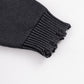 Distressed Cross Leather Patch Crew Knit V2