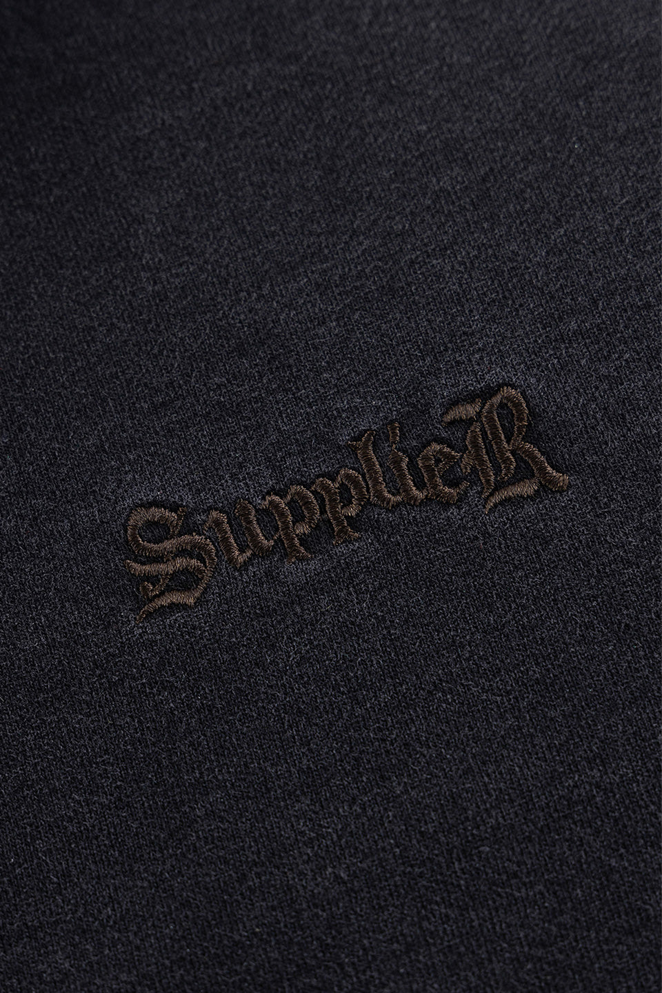 Distressed Cross Zip Hoodie