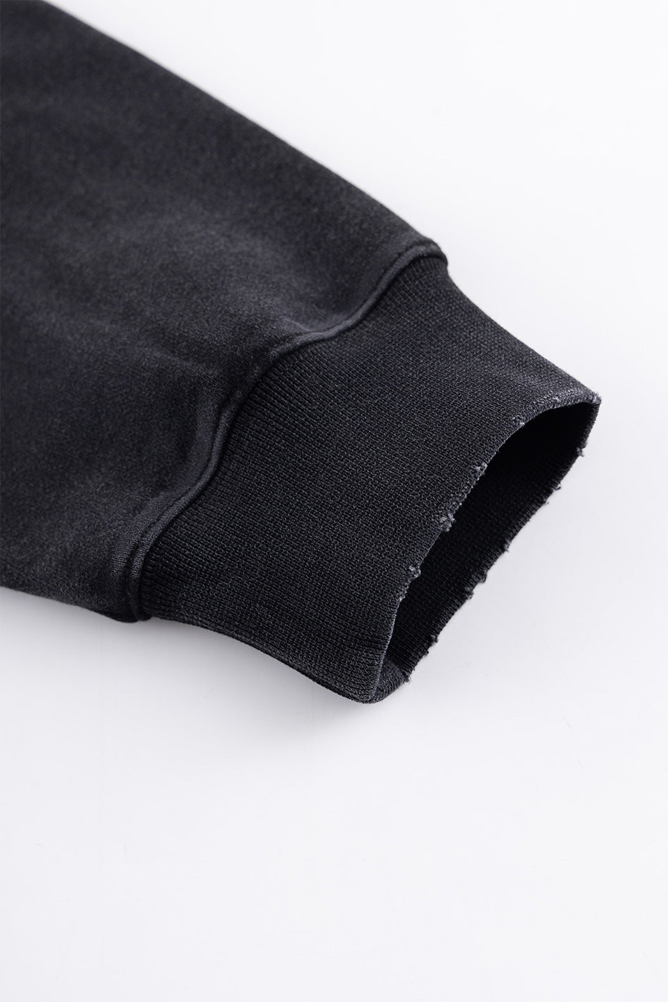 Distressed Cross Zip Hoodie