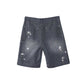 Distressed Logger Cargo Shorts