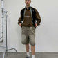Distressed Logger Cargo Shorts
