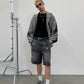 Distressed Logger Cargo Shorts