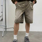 Distressed Logger Cargo Shorts
